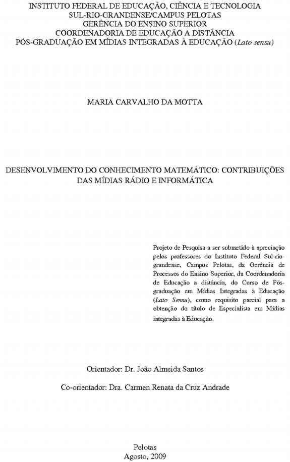 Exemplo De Folha De Rosto 3228